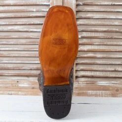 Corral Rose Gold Glitter Inlay Boots -Western Cowboy Equipment Shop A4127 sole