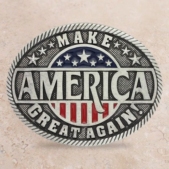 Montana Silversmiths Attitide Make America Great Again Buckle 3 Montana Silversmiths Attitide Make America Great Again Buckle