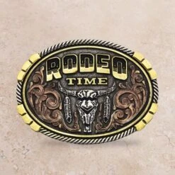 Montana Silversmiths Dale Brisby Rodeo Time Attitude Buckle