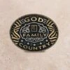 Montana Silversmiths God Family Country Attitude Buckle