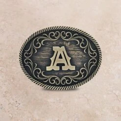 Montana Silversmiths Filigree Initial Attitude Buckle