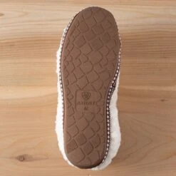 Ariat Appaloosa Snuggle Slippers -Western Cowboy Equipment Shop AR2271 sole