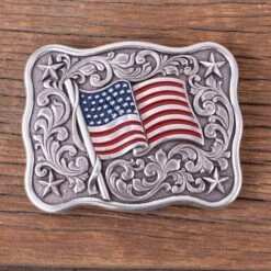 American Flag Buckle