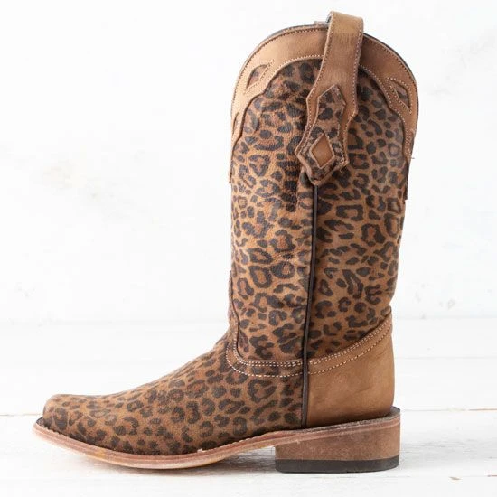 Corral Sand Leopard Print Boots 4 Corral Sand Leopard Print Boots - Image 2