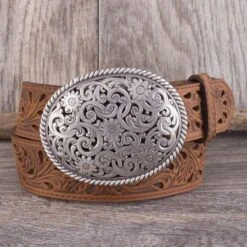 Tony Lama Blythe Scroll Belt