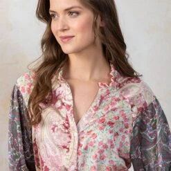 Country Grace Floral And Paisley Top 10 Country Grace Floral And Paisley Top -Western Cowboy Equipment Shop CG010323 alt3