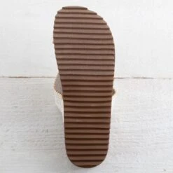 Country Grace Cream Daisy Sandals -Western Cowboy Equipment Shop CG0272 sole A