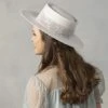 Country Grace Rosalee Wool Felt Boater Hat