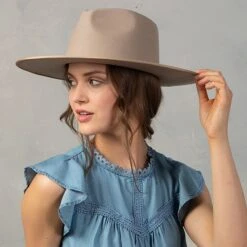 Country Grace Beige Billie Wool Felt Rancher -Western Cowboy Equipment Shop CG0712 alt2