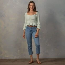 Country Grace Graced In Green Top 11 Country Grace Graced In Green Top -Western Cowboy Equipment Shop CG08133 alt4