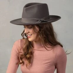 Country Grace Grey Kaia Wool Felt Hat