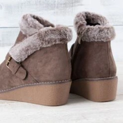 Country Grace Chocolate Bootie -Western Cowboy Equipment Shop CG1055 heel