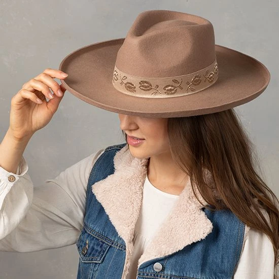 Country Grace Ari Pecan Rancher Fedora 4 Country Grace Ari Pecan Rancher Fedora - Image 2