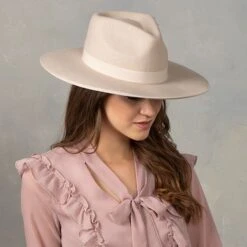 Country Grace Barry Beige Rancher Fedora