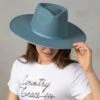 Country Grace Billie Powder Blue Fedora