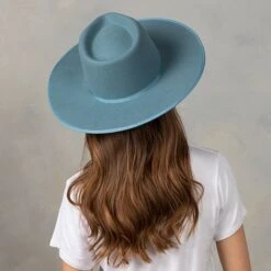 Country Grace Billie Powder Blue Fedora -Western Cowboy Equipment Shop CG1064 alt3