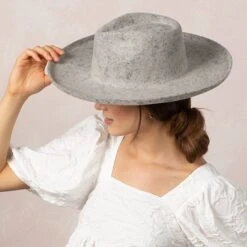 Country Grace Lenny Heather Ash Rancher Fedora