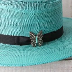 CHARLIE 1 HORSE Charlie One Horse Turquoise Guardian Straw Hat -Western Cowboy Equipment Shop CSGRDN detail1