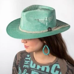 Charlie 1 Horse Jade Topo Chico Straw Hat -Western Cowboy Equipment Shop CSTOPOJ alt4