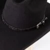 Black Rhinestone Hatband 2 Black Rhinestone Hatband -Western Cowboy Equipment Shop D7401
