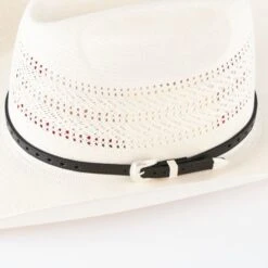 Black Diamond Cut Hole Hatband