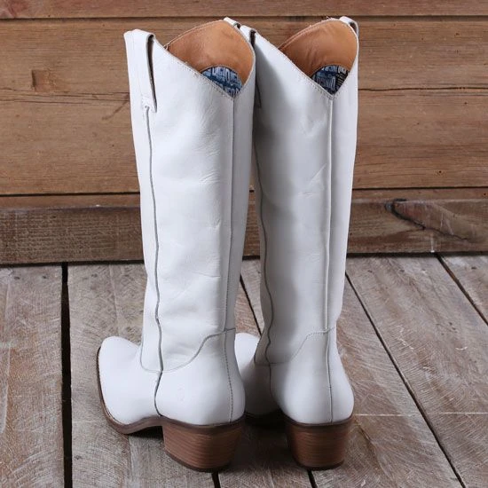 Dingo Ladies' Bonanza White Boots 8 Dingo Ladies' Bonanza White Boots - Image 6