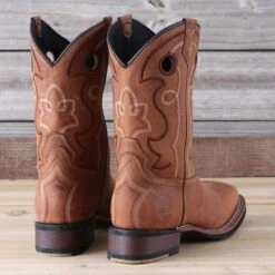 Dan Post Brown Jesse Boots -Western Cowboy Equipment Shop DP6052 heel