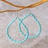 Turquoise Beaded Earrings 2 Turquoise Beaded Earrings -Western Cowboy Equipment Shop E1260