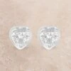 Montana Silversmiths Tiny Heart Crystal Post Earrings -Western Cowboy Equipment Shop ER4476