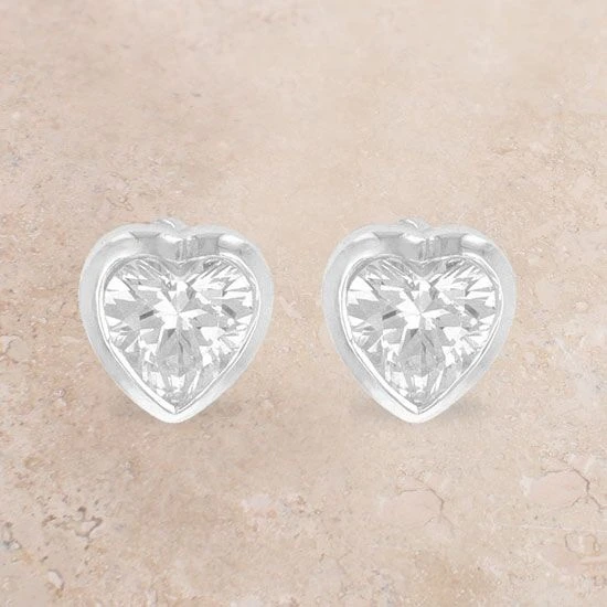 Montana Silversmiths Tiny Heart Crystal Post Earrings 3 Montana Silversmiths Tiny Heart Crystal Post Earrings