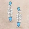Montana Silversmiths Montana Silversmith Opal Crystal Earrings -Western Cowboy Equipment Shop ER5362