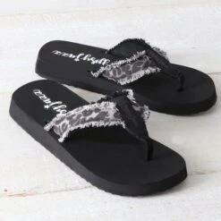 Gypsy Jazz Grey Leopard Sandals