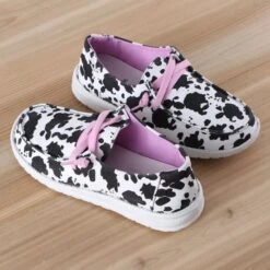 Gypsy Jazz Cow Print Ambrosia Shoes -Western Cowboy Equipment Shop GJSP0188WB alt