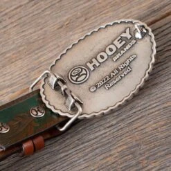 Hooey Turquoise Feather Belt 9 Hooey Turquoise Feather Belt -Western Cowboy Equipment Shop HWBLT002 detail2