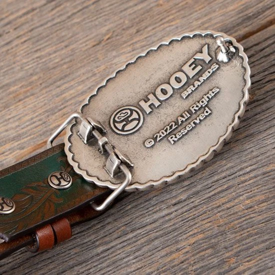 Hooey Turquoise Feather Belt 6 Hooey Turquoise Feather Belt - Image 4