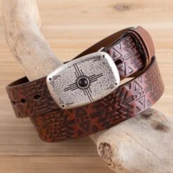 Hooey Mesa Black Aztec Belt