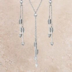 Montana Silversmiths Doubling Down Arrow Jewelry Set
