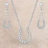 Montana Silversmiths Crystal Horseshoe Jewelry Set