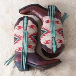 Laredo Aztec Fabric Boots -Western Cowboy Equipment Shop L52375 alt