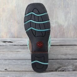 Laredo Turquoise Anita Boots -Western Cowboy Equipment Shop L5607 sole
