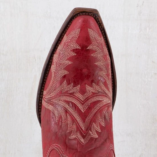 Circle G Red Embroidery Ankle Boots 5 Circle G Red Embroidery Ankle Boots - Image 3