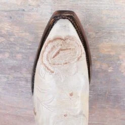 Corral Circle G Aqua Floral Embroidered Boots 9 Corral Circle G Aqua Floral Embroidered Boots -Western Cowboy Equipment Shop L5711 toe