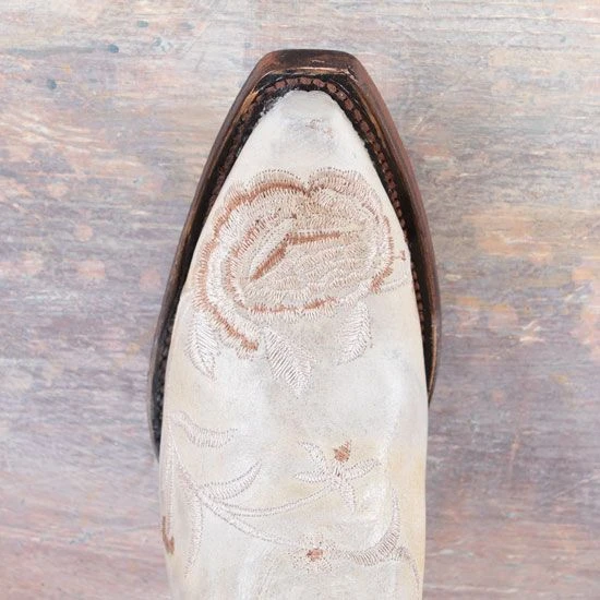 Corral Circle G Aqua Floral Embroidered Boots 6 Corral Circle G Aqua Floral Embroidered Boots - Image 4