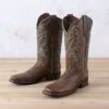 Corral Circle G Peanut And Turquoise Embroidered Boots -Western Cowboy Equipment Shop L5722