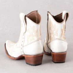 Circle G Pearl Embroidery Ankle Boots 11 Circle G Pearl Embroidery Ankle Boots -Western Cowboy Equipment Shop L5916 heel