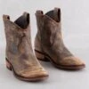 Liberty Black Vintage Canela Booties -Western Cowboy Equipment Shop LB711311 A