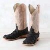 Macie Bean Top Hand Matte Black Big Bass Boots -Western Cowboy Equipment Shop M2034