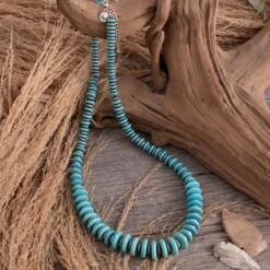 Turquoise Navajo Beaded Necklace