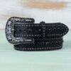 Nocona Black Rhinestone Belt 1 Nocona Black Rhinestone Belt -Western Cowboy Equipment Shop N3410201