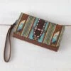 Southwest Vista Wallet 2 Southwest Vista Wallet -Western Cowboy Equipment Shop N7703697